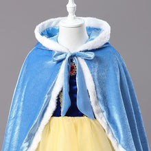 Load image into Gallery viewer, Kids Frozen Snow White Beauty and the Beast Costume Princess Elsa Anna Belle Cosplay Capes Robe