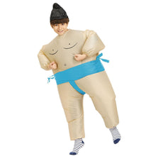 Load image into Gallery viewer, Inflatable Sumo Cosplay Costume Blow Up Suit Halloween Christmas Party For Adults and Kids