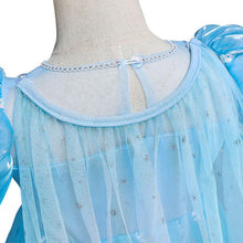 Load image into Gallery viewer, Girls Costume Princess Elsa Cosplay Dress with Robe Birthday Party Dress With Accessories