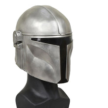 Load image into Gallery viewer, Star Wars Hasbro Galaxy's Outer Edge Trading Post The Mandalorian Battle-Worn Mask Gray
