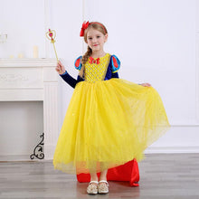 Load image into Gallery viewer, Kid's Snow White Costume Princess Costumes Puff Sleeve Dress With Accessories