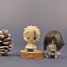 Load image into Gallery viewer, 10Pcs Demon Slayer Figure Kamado Tanjirou Kamado Nezuko Figure Sitting Cute Chibi Toys