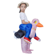 Load image into Gallery viewer, Inflatable Ostrich Rider Cosplay Costume Blow Up Suit Halloween Christmas Party For Adults