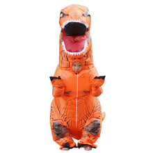 Load image into Gallery viewer, T Rex Costume Inflatable Dinosaur Cosplay Suit Halloween Dino Costume For Adults and Kids