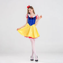 Load image into Gallery viewer, Women's Snow White Costume Adult Princess Costumes Dress With Stocking and Headband